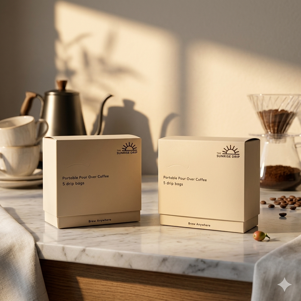 Bespoke FSC Paper Display Boxes: The Sustainable Stage for Drip Coffee Collections