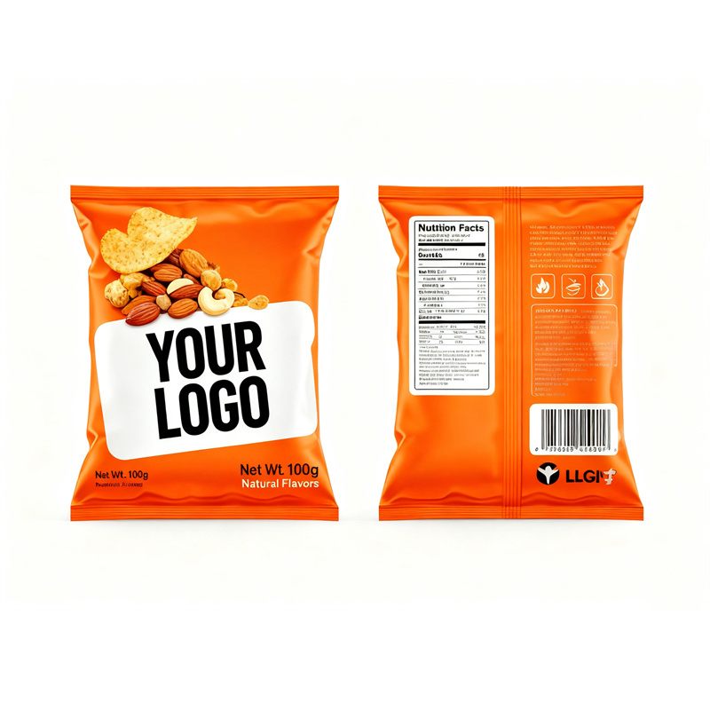 Glossy Back-Seal Snack Bags | Ecolink Pillow Pouches