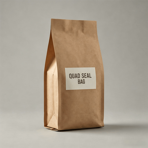Premium Quad-Seal Coffee Bags | Seamless Branding