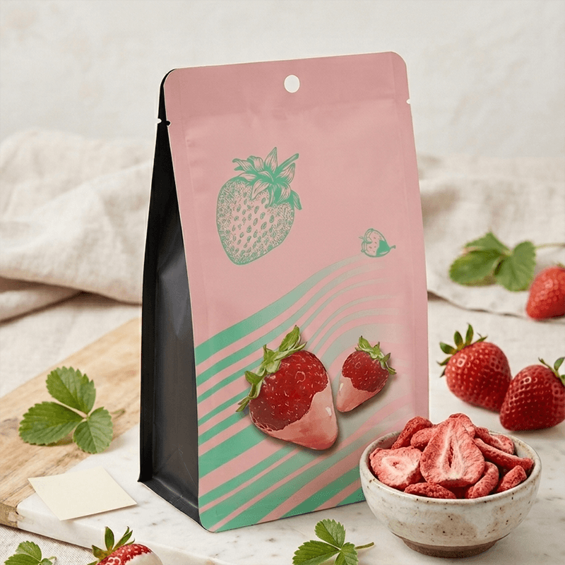 Premium 8-Side Seal Snack Bags | Embossed Pouches